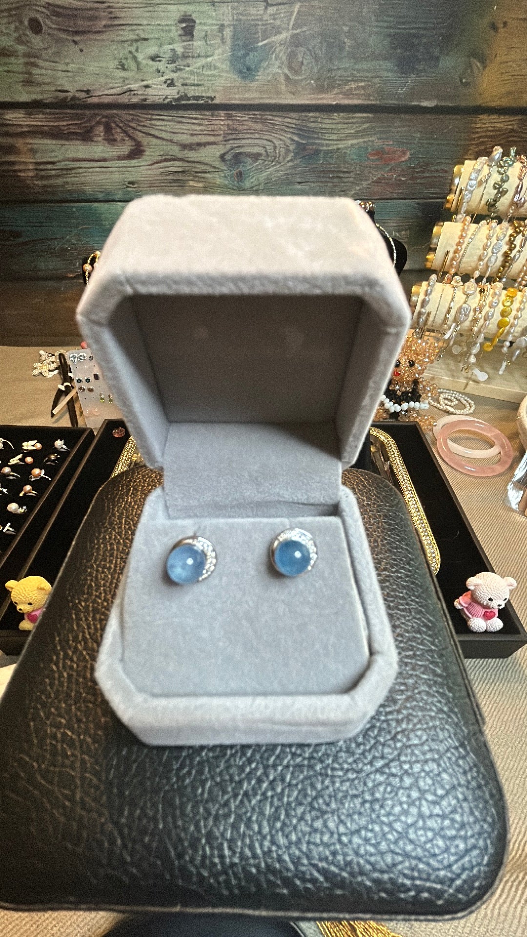 Aquamarine earrings