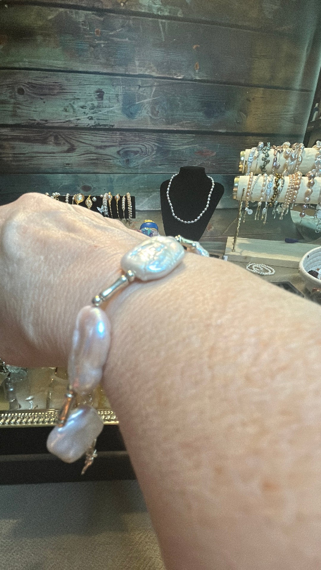 Rectangular baroque bracelet