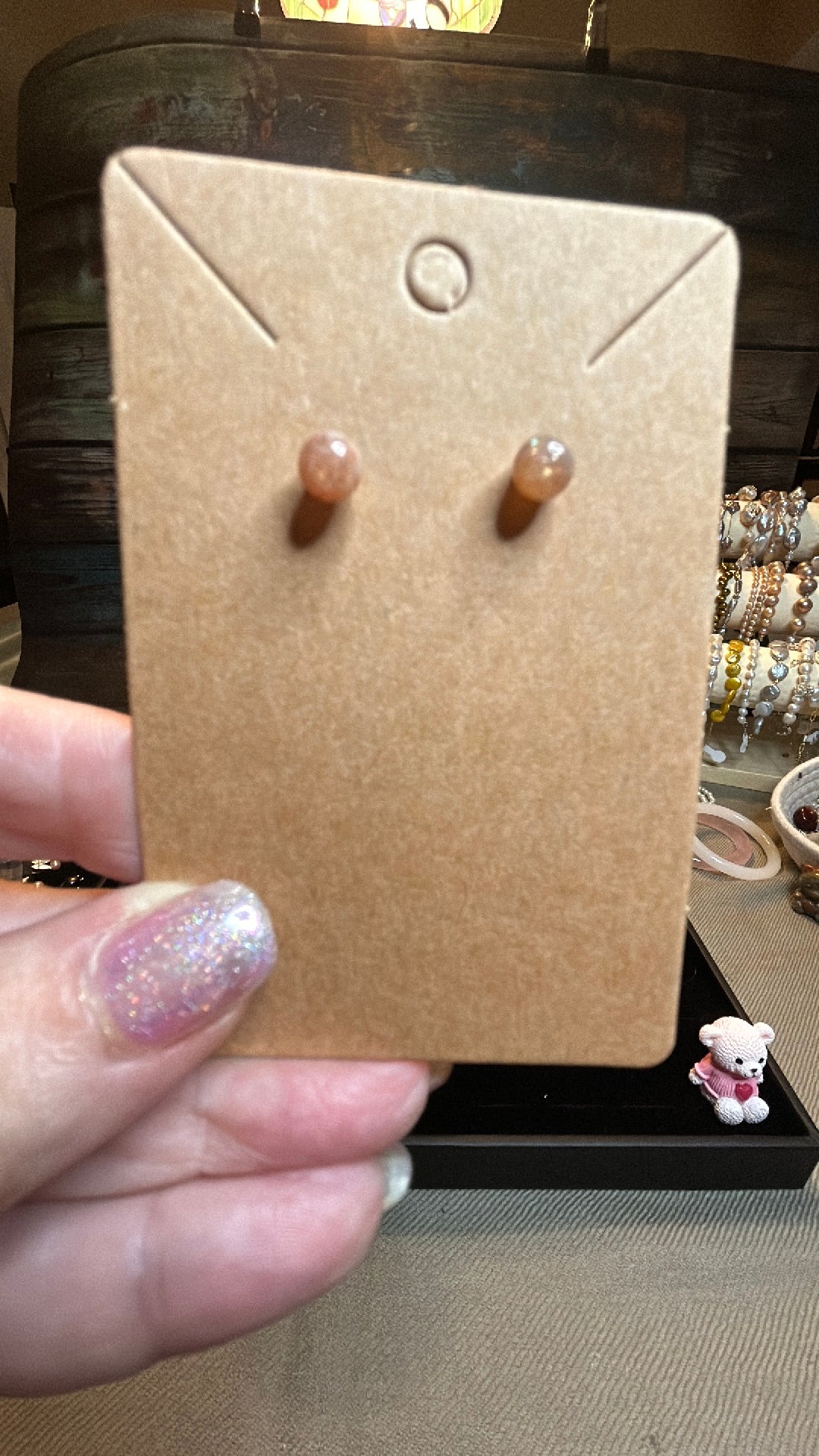 Smokey quartz earrings