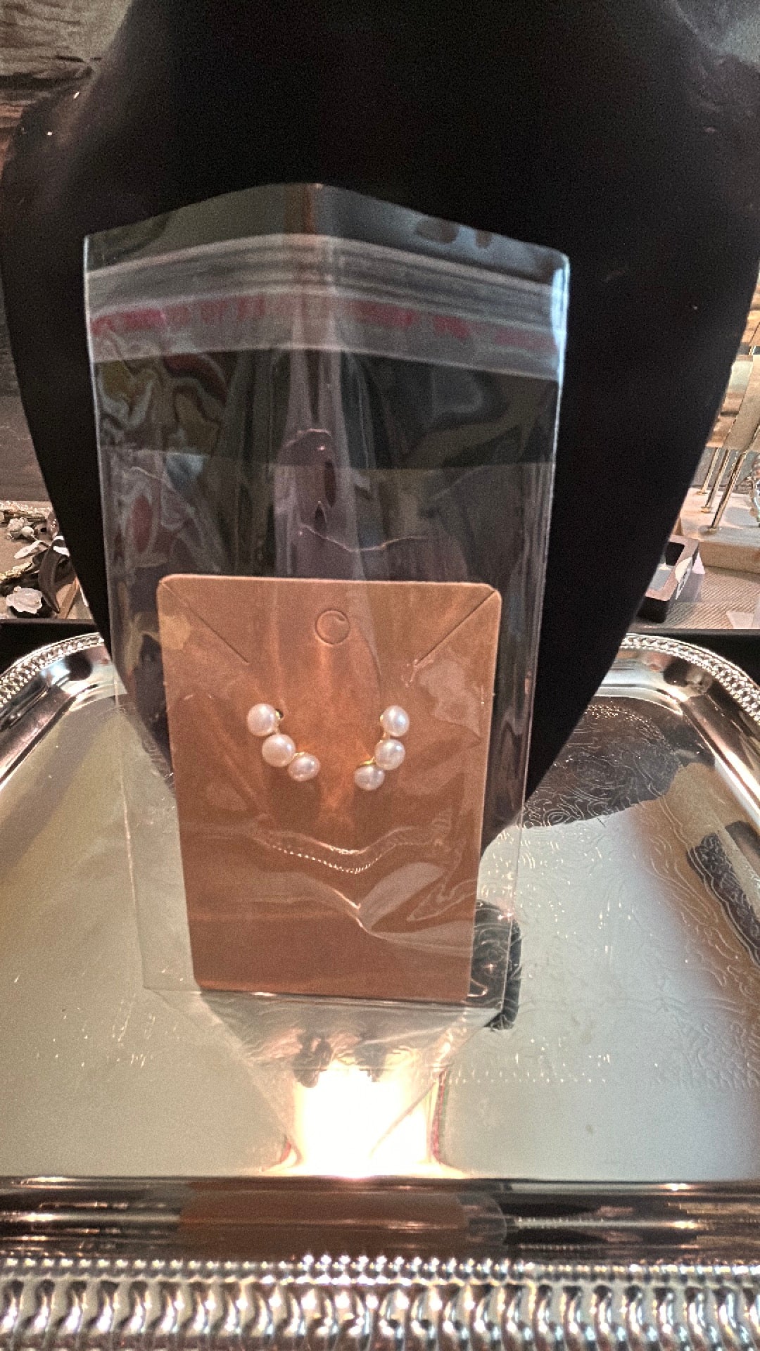 Fresh water pearl earrings