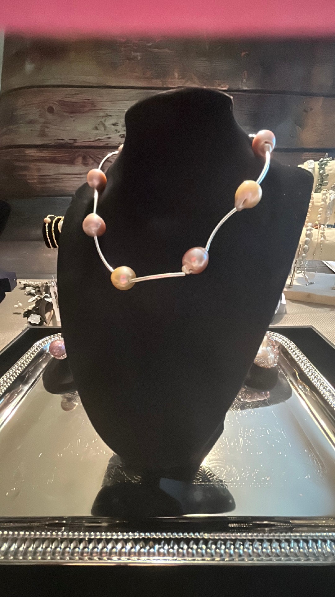 Multicolored Edison necklace