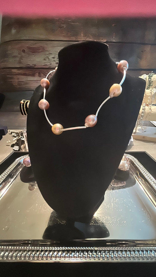 Multicolored Edison necklace