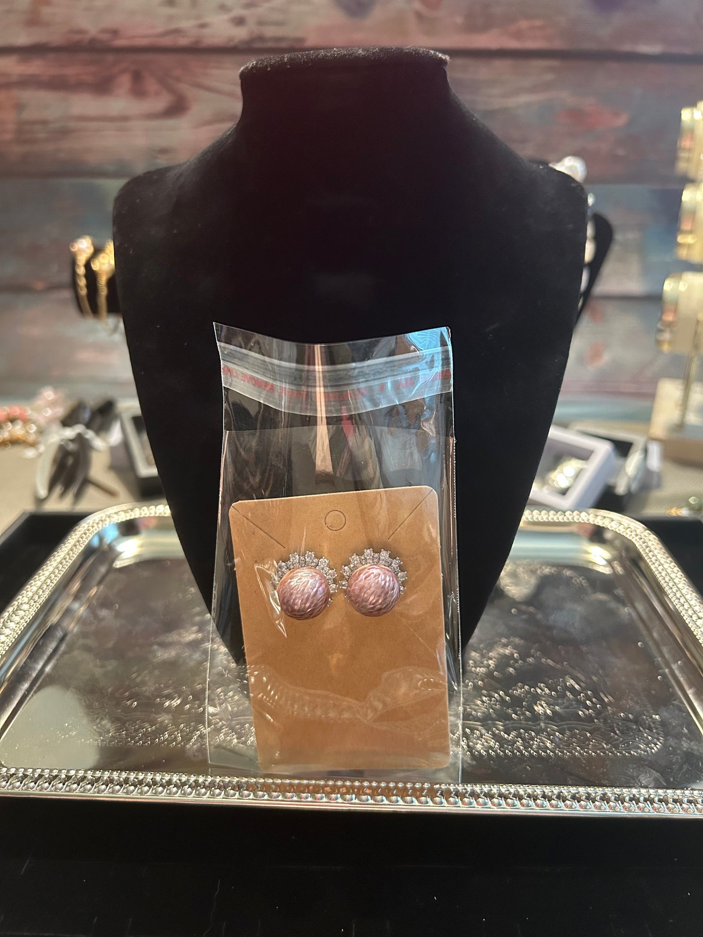 Large Dragon scale earrings