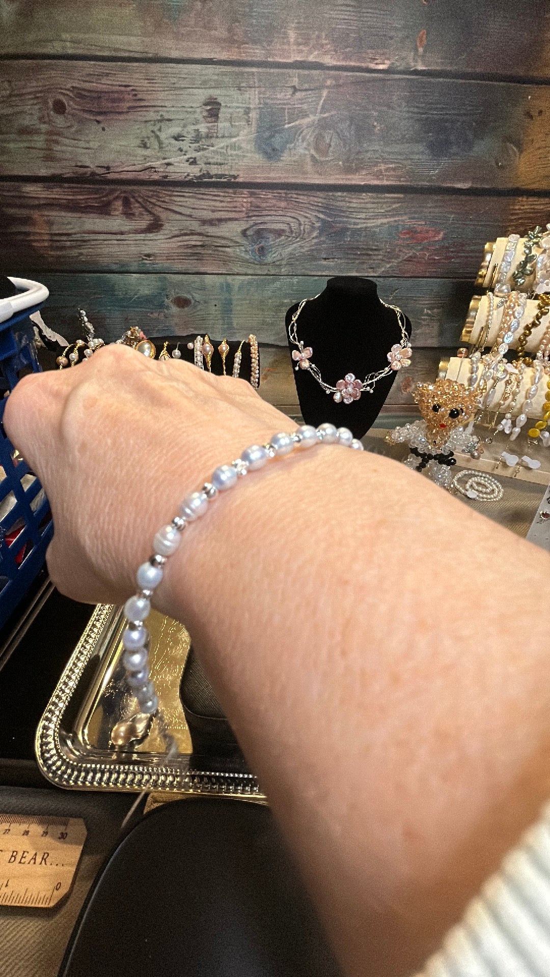 Tiny freshwater pearl bracelet