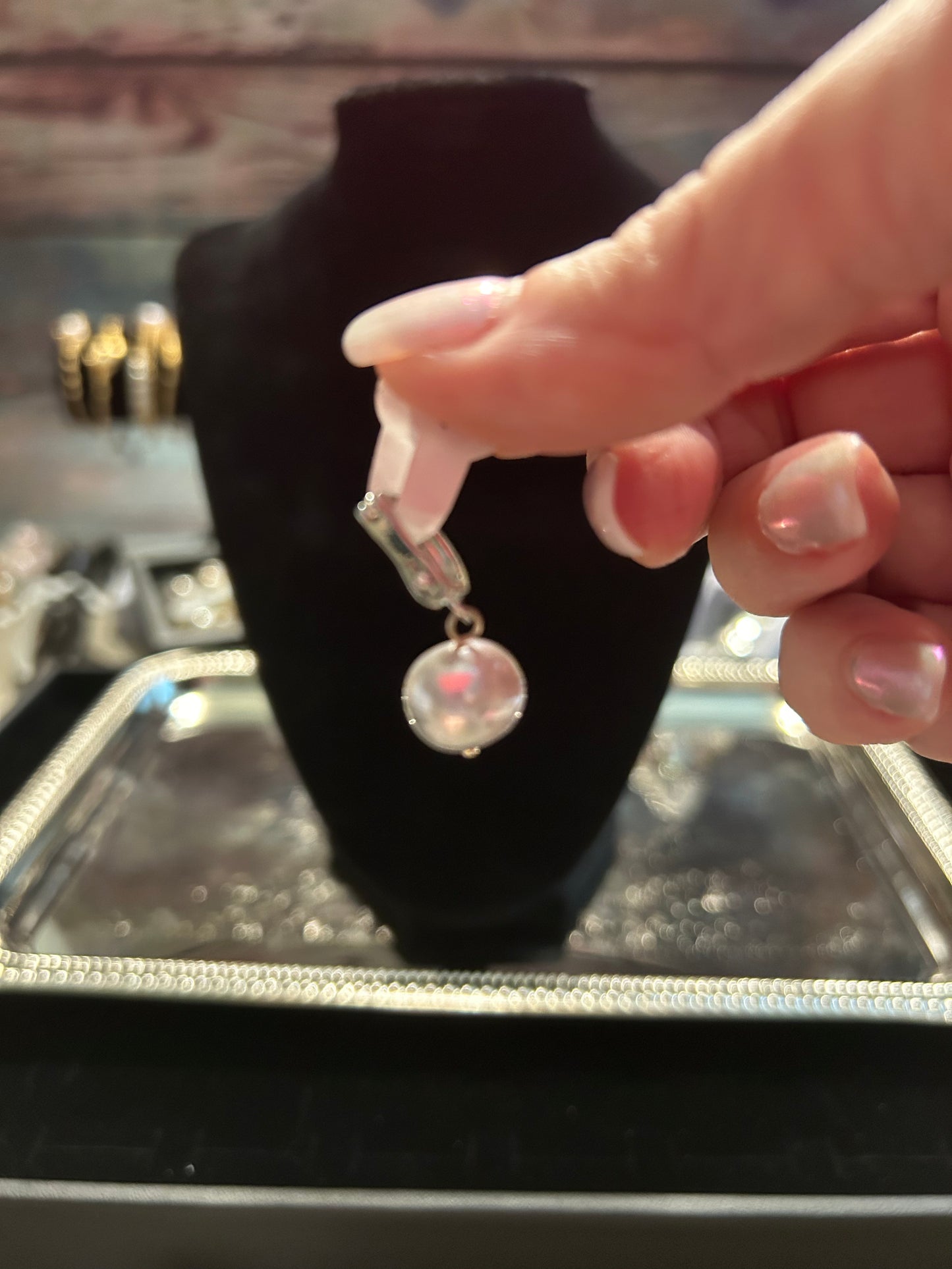 White Edison pendant