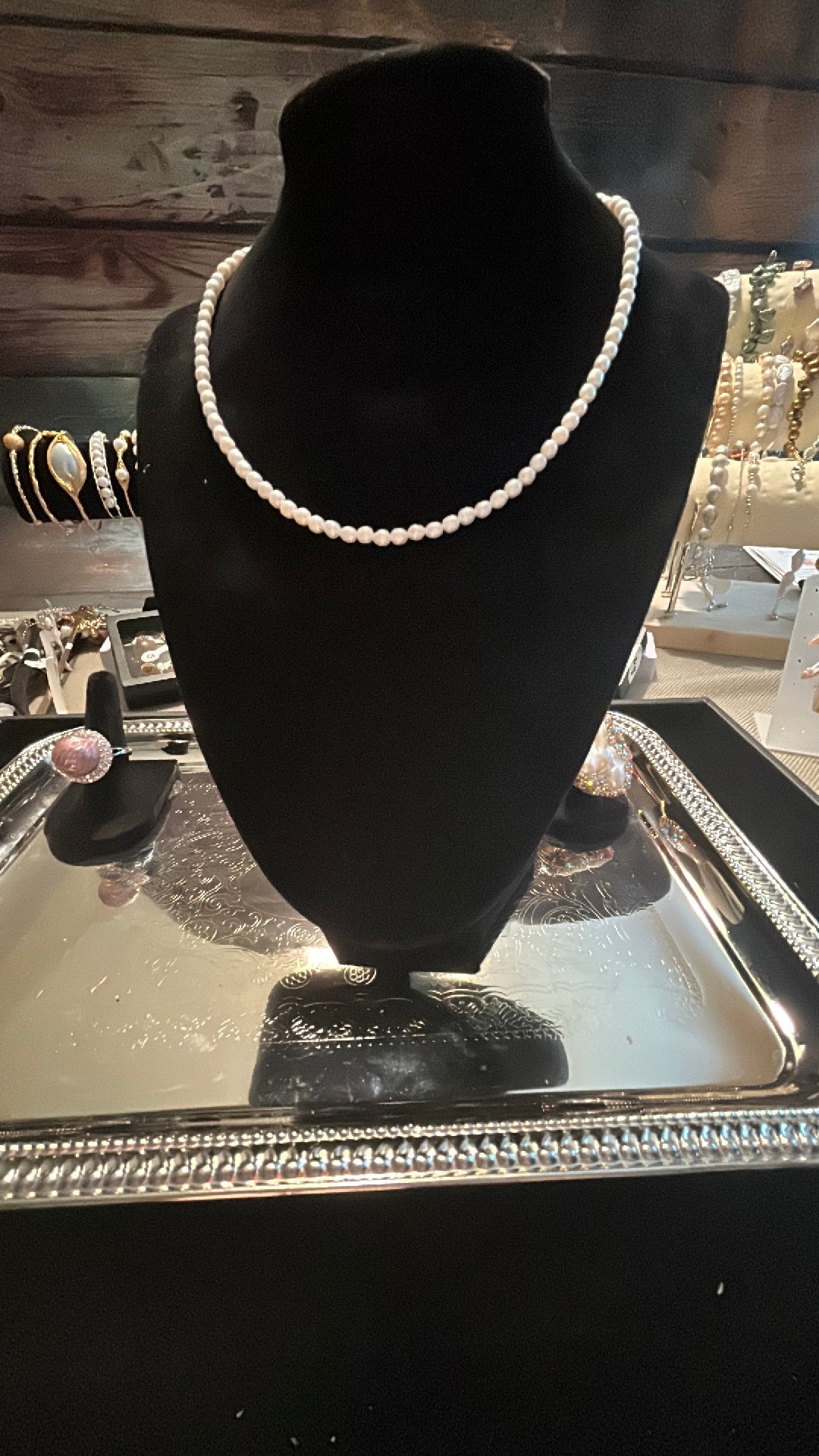 Baby freshwater pearl necklace