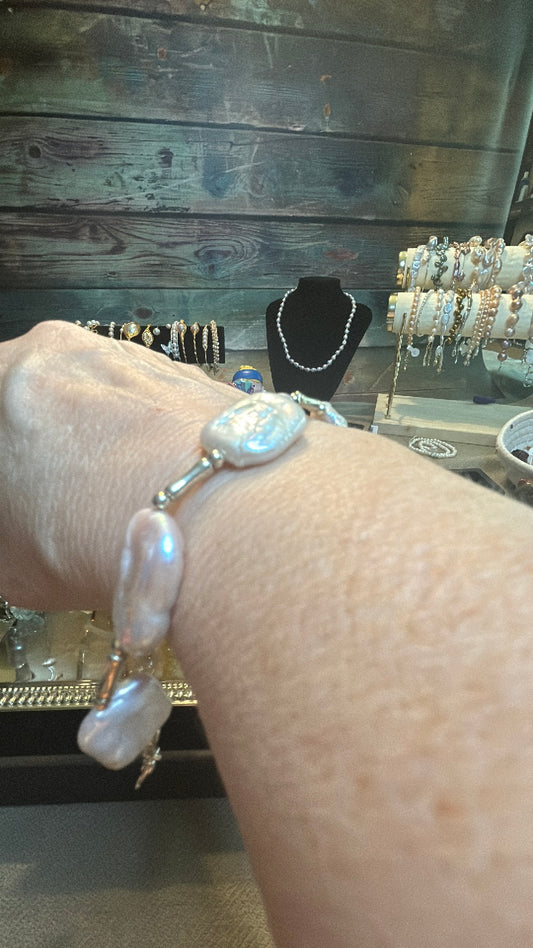 Rectangular baroque bracelet