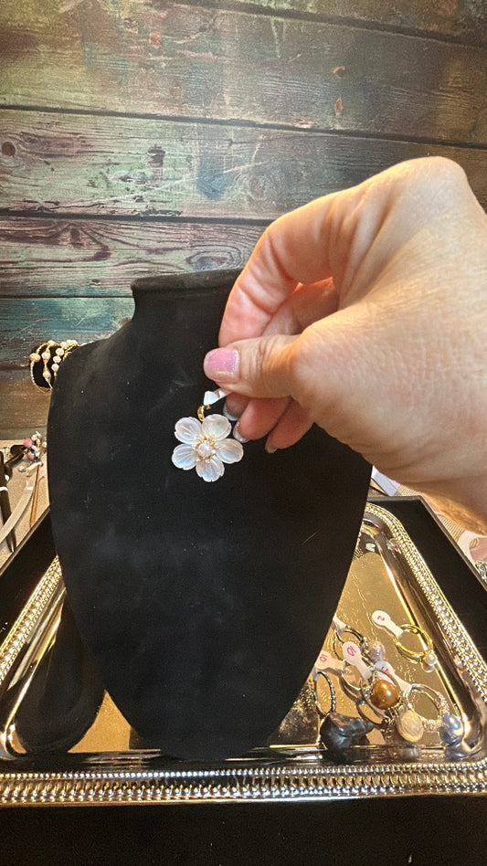 Flower petal pendant