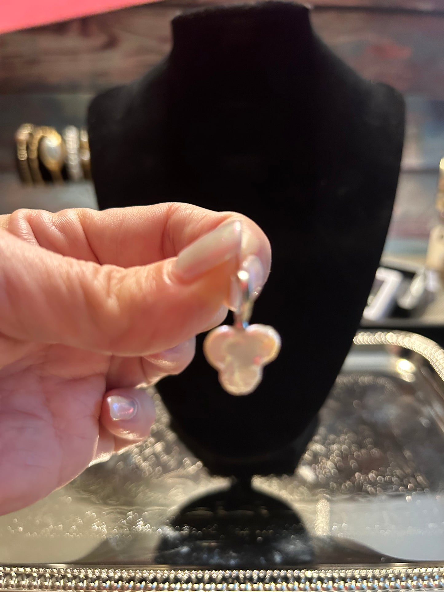 Mickey Mouse shaped pendant