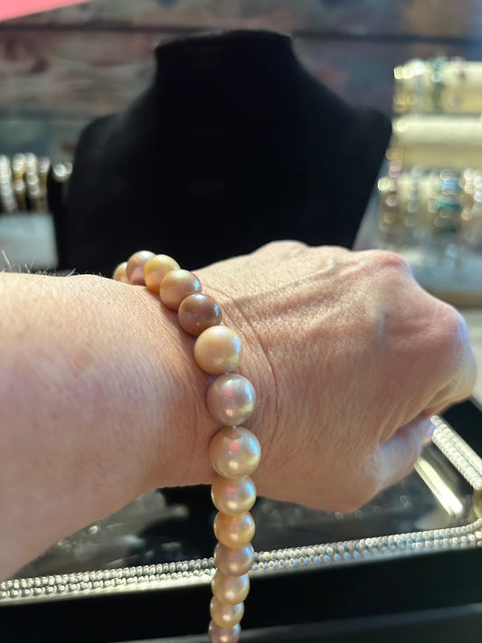 Natural hues Edison pearl bracelet
