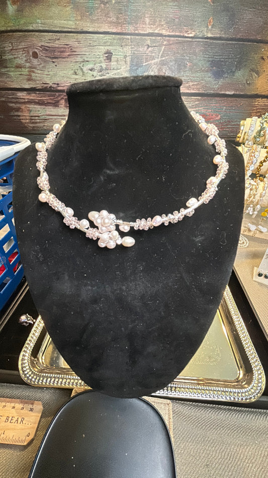 Freshwater pearl choker